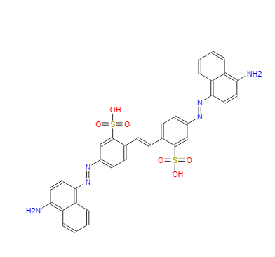 4,4'-双(4-氨基-1-萘基偶氮)-2,2'-芪二磺酸
