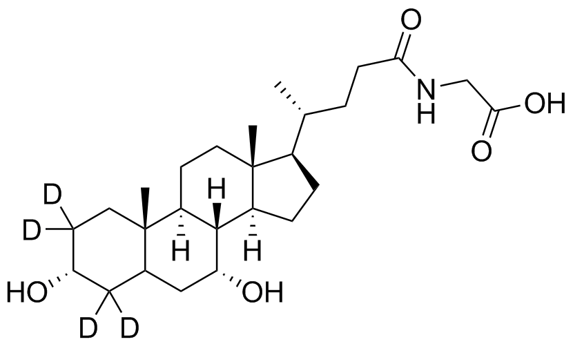 甘草脱氧胆酸-D4,Glycochenodeoxycholic Acid-D4