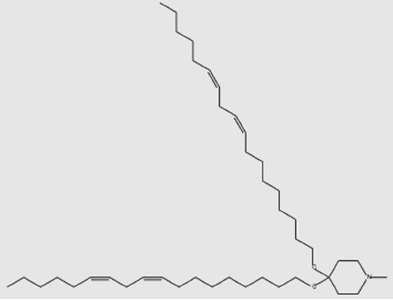 YSK05,Piperidine, 1-methyl-4,4-bis[(9Z,12Z)-9,12-octadecadien-1-yloxy]-