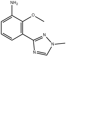 2-甲氧基-3-(1-甲基-1H-1,2,4-三唑-3-基)苯胺,2-methoxy-3-(1-methyl-1H-1,2,4-triazol-3-yl)aniline