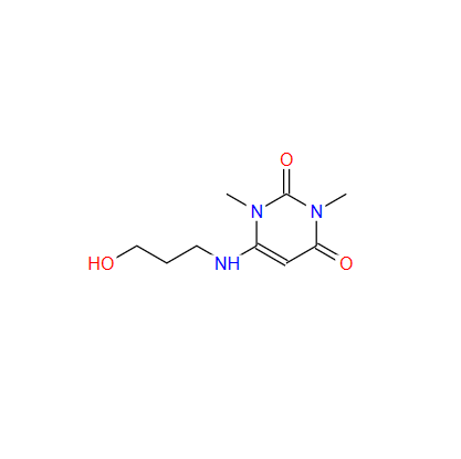 4-(3-羟丙基氨基)-1,3-二甲基脲嘧啶,4-(3-Hydroxypropylamino)-1,3-dimethyluracil