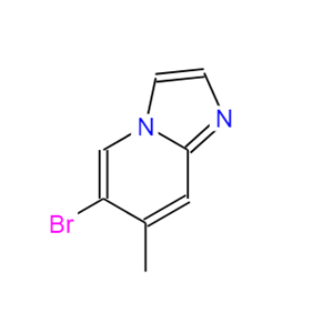 6-溴-7-甲基咪唑并[1,2-a]吡啶,6-Bromo-7-methylimidazo[1,2-a]pyridine