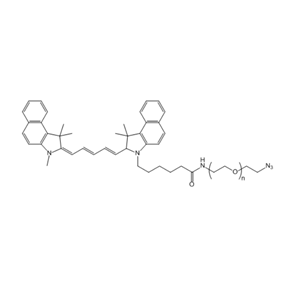 CY5.5-聚乙二醇-叠氮基,CY5.5-PEG-N3