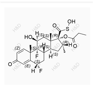 丙酸氟替卡松杂质B,Fluticasone Propionate Impurity B