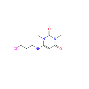 6-(3-氯丙基)氨基1,3-二甲基脲嘧啶;34654-81-4