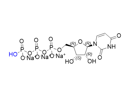 地夸磷索钠杂质04,sodium ((2R,3S,4R,5R)-5-(2,4-dioxo-3,4-dihydropyrimidin-1(2H)-yl)-3,4-dihydroxytetrahydrofuran-2-yl)methyl hydrogen triphosphate