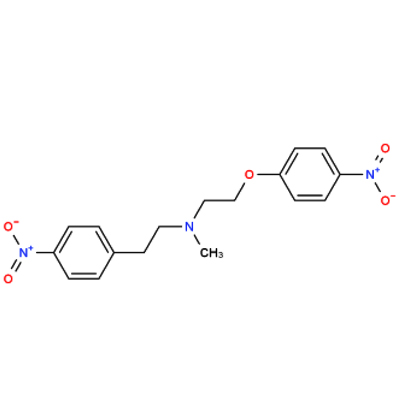 N-甲基-N-4-硝基苯氧乙基-4-硝基苯乙胺,N-methyl-N-(2-(4-nitrophenoxy)ethyl)-2-(4-nitrophenyl)ethanamine