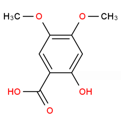2-羟基-4,5-二甲氧基苯甲酸,2-Hydroxy-4,5-dimethoxybenzoic acid