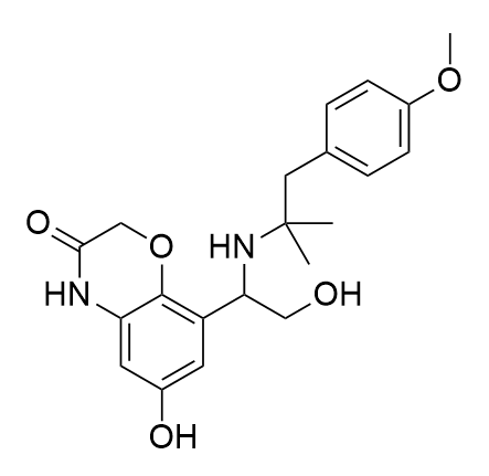 奥达特罗杂质15,6-hydroxy-8-(2-hydroxy-1-((1-(4-methoxyphenyl)-2-methylpropan-2-yl)amino)ethyl)-2H-benzo[b][1,4]oxazin-3(4H)-one