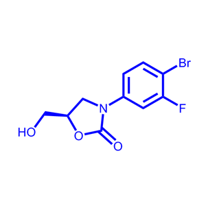 (5R)-3-(4-溴-3-氟苯基)-5-羟甲基恶唑烷-2-酮,(R)-3-(4-broMo-3-fluorophenyl)-5-(hydroxyMethyl)oxazolidin-2-one