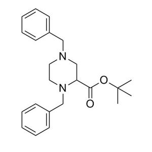 1,4-二苄基哌嗪-2-羧酸叔丁酯,1,4-bis(phenylmethyl)-2-piperazinecarboxylic acid tert-butyl ester