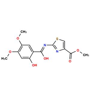 2-[(2-羟基-4,5-二甲氧基苯甲酰基)氨基]-4-噻唑羧酸甲酯 877997-99-4