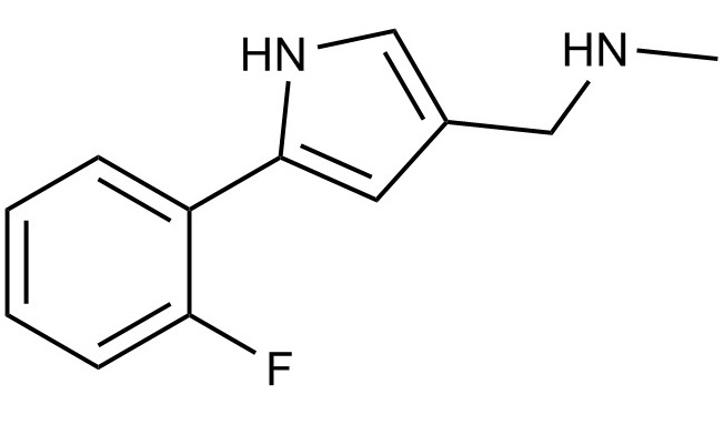 1-(5-(2-氟苯基)-1H-吡咯-3-基)-N-甲基甲胺,1-(5-(2-fluorophenyl)-1H-pyrrol-3-yl)-N-methylmethanamine