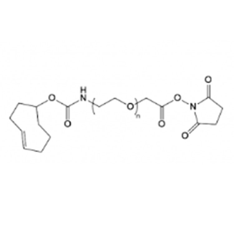 反式环辛烯-聚乙二醇-琥珀酰亚胺酯；反式环辛烯-聚乙二醇-活性酯,TCO-PEG-NHS;NHS-PEG-TCO