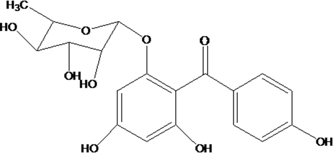 2-O-a-鼠李糖苷-4,6,4’.-三羥基二苯甲酮,2-O-a-L-rhamnopyranosy-4,6,4,-TrihydroxylbenzoPhenone