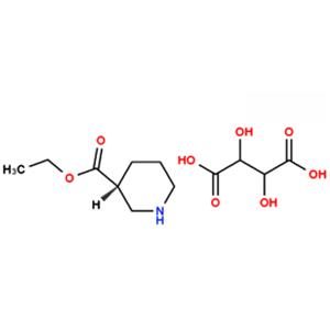 (S)-3-哌啶甲酸乙酯-D-酒石酸盐 83602-38-4