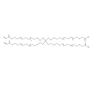 4-ArmPEG-(2AC-2AA) 四臂聚乙二醇-(2臂-丙烯酸酯，2臂-乙酸）