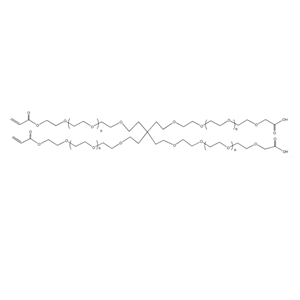 四臂聚乙二醇-(2臂-丙烯酸酯，2臂-乙酸）,4-ArmPEG-(2AC-2AA)