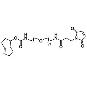 TCO-PEG-Maleimide，反式环辛烯-聚乙二醇-马来酰亚胺