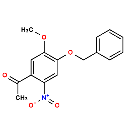 3-甲氧基-4-芐氧基-6-硝基苯乙酮,Ethanone, 1-[5-Methoxy-2-nitro-4-(phenylMethoxy)phenyl]-