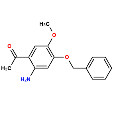 3-甲氧基-4-苄氧基-6-氨基苯乙酮,1-[2-Amino-5-methoxy-4-(phenylmethoxy)phenyl]ethanone