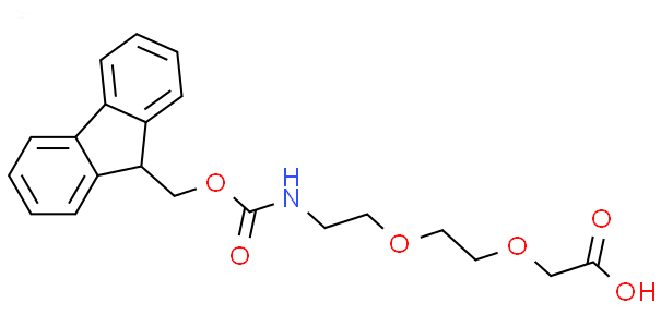 [2-[2-(Fmoc-氨基)乙氧基]乙氧基]乙酸,[2-[2-(Fmoc-amino)ethoxy]ethoxy]acetic acid