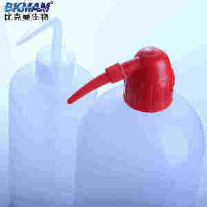 塑料洗瓶 红嘴白嘴弯头清洗瓶