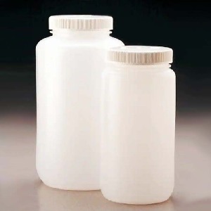 [LPE] 大广口瓶，HDPE，白色PP螺旋盖，4L|4L|Nalgene/耐洁