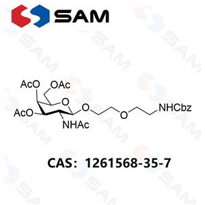 2-乙酰氨基-3,4,6-三-O-乙酰基-1-O-[(N-CBZ-氨基乙氧基)乙氧基] -2-脱氧-β-D-吡喃半乳糖,2-Acetamido-3,4,6-tri-O-acetyl-1-O-[(N-Cbz-aminoethoxy)ethoxy]-2-deoxy-β-D-galactopyranose