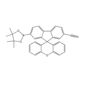 7-硼酸频哪醇酯-螺[9H-芴-9,9′-[9H]氧杂蒽]-2-腈基,7-(4,4,5,5-Tetramethyl-1,3,2-dioxaborolan-2-yl)-spiro[9H-fluorene-9,9′-[9H]xanthene]-2-carbonitrile