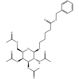 5-[[3,4,6-三-O-乙酰基-2-(乙酰氨基)-2-脱氧-BETA-D-吡喃半乳糖基]氧基]戊酸苄酯,5-[[3,4,6-Tri-O-acetyl-2-(acetylamino)-2-deoxy-beta-D-galactopyranosyl]oxy]pentanoic acid phenylmethyl ester