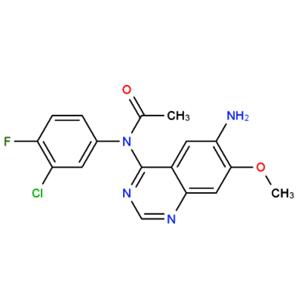 N-(3-氯-4-氟苯基)-N-(7-甲氧基-6-硝基喹唑啉-4-基)乙酰胺