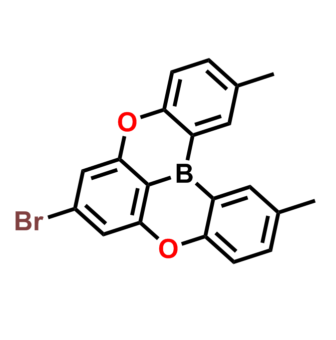 7-bromo-2,12-dimethyl-5,9-dioxa-13b-boranaphtho[3,2,1-de]anthracene,7-bromo-2,12-dimethyl-5,9-dioxa-13b-boranaphtho[3,2,1-de]anthracene