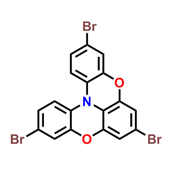 3,7,11-tribromobenzo[5,6][1,4]oxazino[2,3,4-kl]phenoxazine,3,7,11-tribromobenzo[5,6][1,4]oxazino[2,3,4-kl]phenoxazine