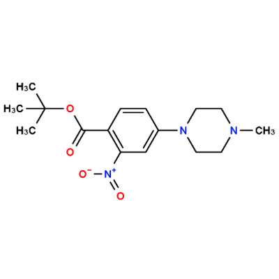 4-(4-甲基哌嗪-1-基)-2-硝基苯甲酸叔丁酯,tert-butyl 4-(4-methylpiperazin-1-yl)-2-Nitrobenzoate