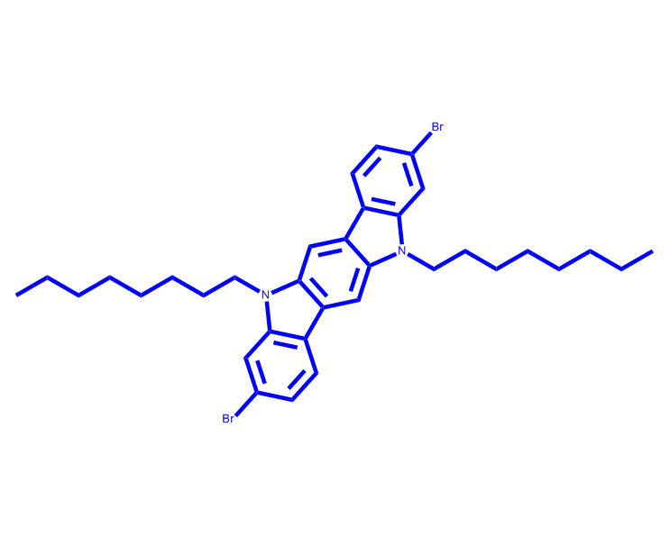 3,9-二溴-5,11-二辛基-5,11-二氢吲哚[3,2-B]咔唑,3,9-DibroMo-5,11-dioctyl-5,11-dihydroindolo[3,2-b]carbazole