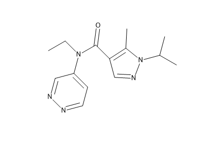 1H-Pyrazole-4-carboxamide,1-(1,2-dimethylpropyl)-N-ethyl-5-methyl-N-4-pyridazinyl-