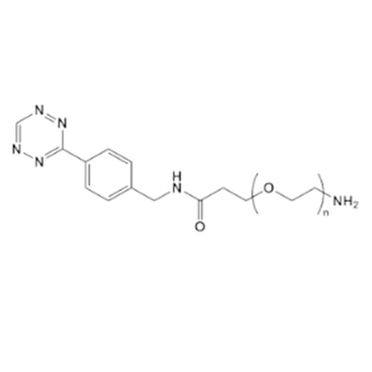 四嗪-聚乙二醇-氨基,Tetrazine-PEG-amine;Tetrazine-PEG-NH2;TZ-PEG-amine;TZ-PEG-NH