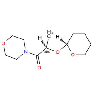 4-[(2R)-1-氧代-2-[(四氢-2H-吡喃-2-基)氧基]丙基]吗啉,4-[(2R)-2-(3,4,5,6-tetrahydro-2H-pyran-2-yloxy)-propionyl]morpholine