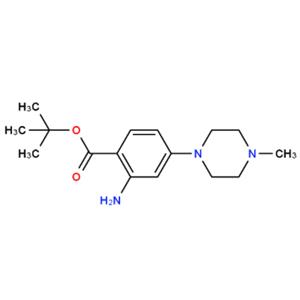 2-氨基-4-(4-甲基-1-哌嗪)苯甲酸叔丁酯 1034975-35-3