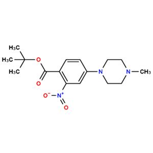 4-(4-甲基哌嗪-1-基)-2-硝基苯甲酸叔丁酯,tert-butyl 4-(4-methylpiperazin-1-yl)-2-Nitrobenzoate