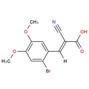 3-(2-溴-4, 5-二甲氧基苯基)-2-腈基-2-丙烯酸 41234-19-9