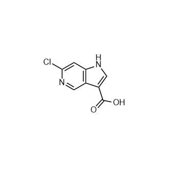 6-氯-1H-吡咯并[3,2-c]吡啶-3-羧酸,6-Chloro-1H-pyrrolo[3,2-c]pyridine-3-carboxylic acid