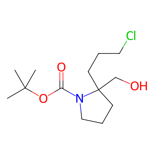 2-(3-氯丙基)-2-(羥基甲基)吡咯烷-1-羧酸叔丁酯,tert-Butyl 2-(3-chloropropyl)-2-(hydroxymethyl)pyrrolidine-1-carboxylate