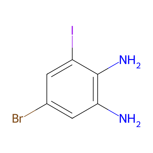 5-溴-3-碘苯-1,2-二胺,5-Bromo-3-iodobenzene-1,2-diamine