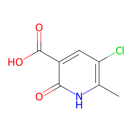 5-氯-6-甲基-2-氧代-1,2-二氫吡啶-3-羧酸,5-Chloro-6-methyl-2-oxo-1,2-dihydropyridine-3-carboxylic acid