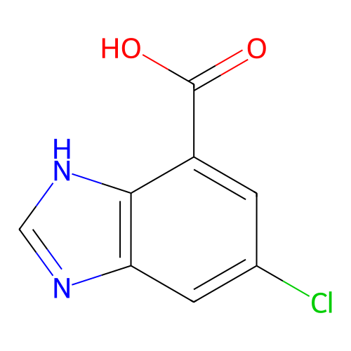 6-氯-1H-苯并[d]咪唑-4-羧酸,6-Chloro-1H-benzo[d]imidazole-4-carboxylic acid