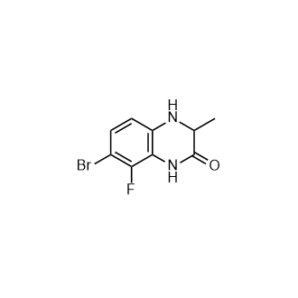 7-溴-8-氟-3-甲基-3,4-二氢喹喔啉-2(1H)-酮,7-Bromo-8-fluoro-3-methyl-3,4-dihydroquinoxalin-2(1H)-one