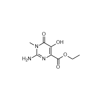 2-氨基-5-羟基-1-甲基-6-氧代-1,6-二氢嘧啶-4-羧酸乙酯,Ethyl 2-amino-5-hydroxy-1-methyl-6-oxo-1,6-dihydropyrimidine-4-carboxylate
