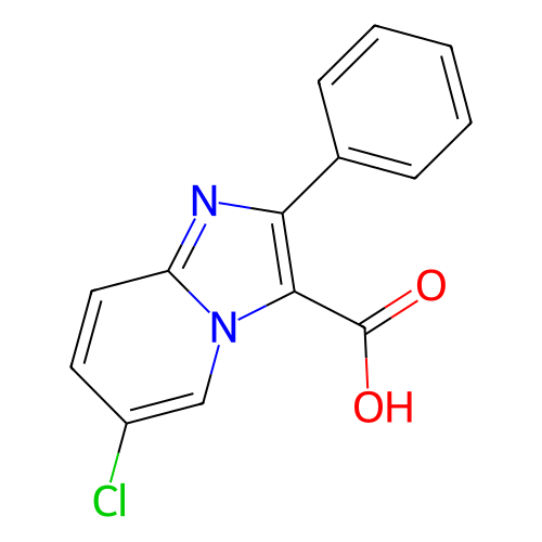 6-氯-2-苯基咪唑并[1,2-a]吡啶-3-羧酸,6-Chloro-2-phenylimidazo[1,2-a]pyridine-3-carboxylic acid